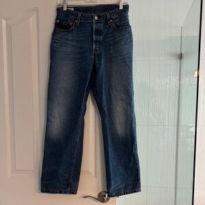 Levi's Deep Blue Straight Leg Jeans